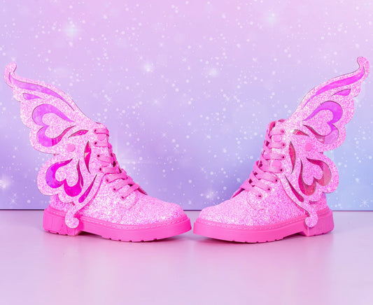 GLITTER FAIRY SHOES - PINK